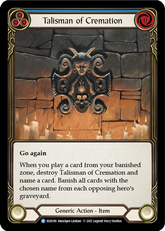 Talisman of Cremation | Rare - First Edition