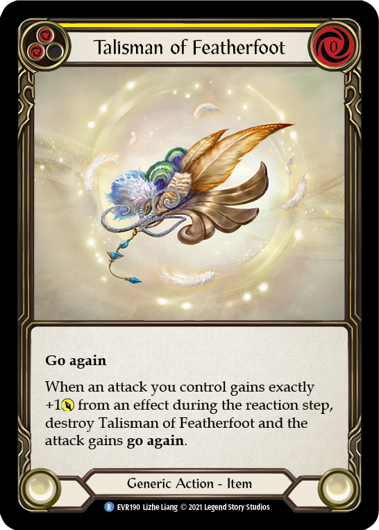 Talisman of Featherfoot | Rare [Cold Foil] - First Edition