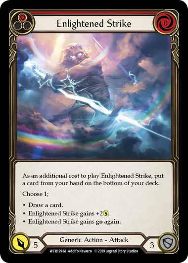 Enlightened Strike | Majestic [Rainbow Foil] - Alpha Print