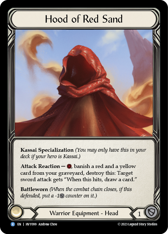 Hood of the Red Sand | Rare