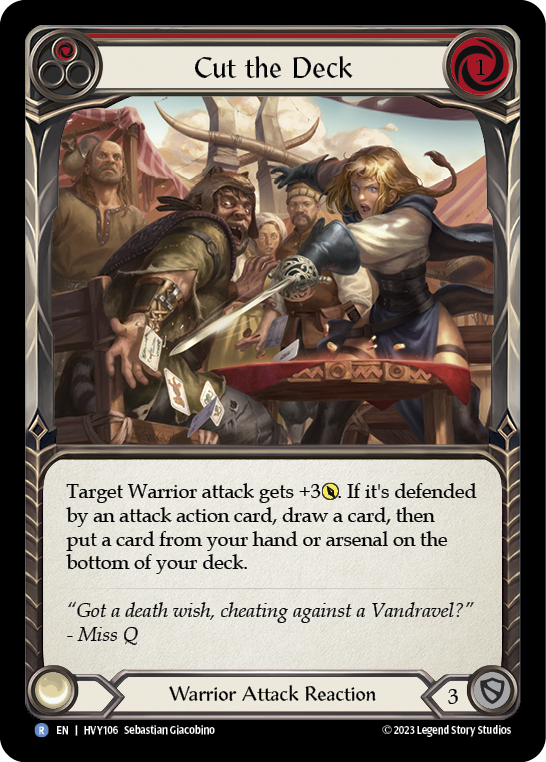 Cut the Deck (Red) | Rare