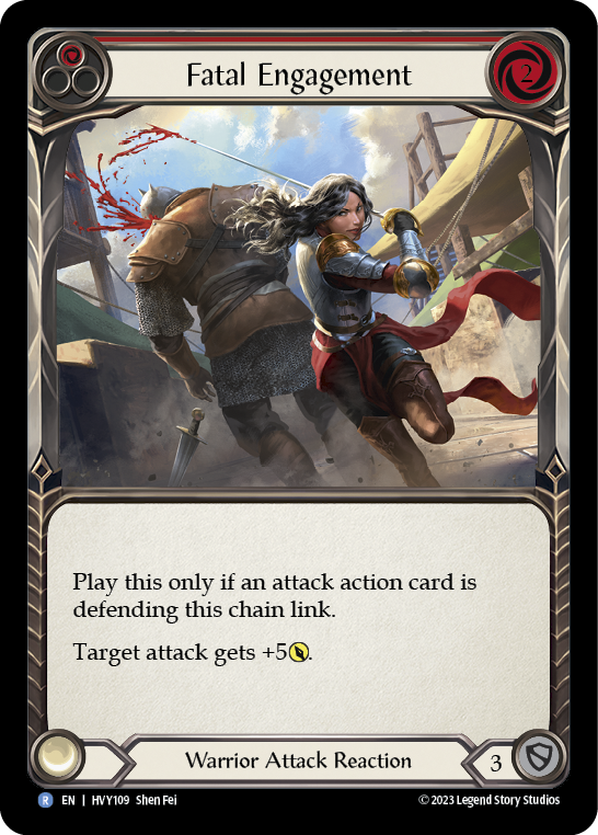 Fatal Engagement (Red) | Rare [Rainbow Foil]