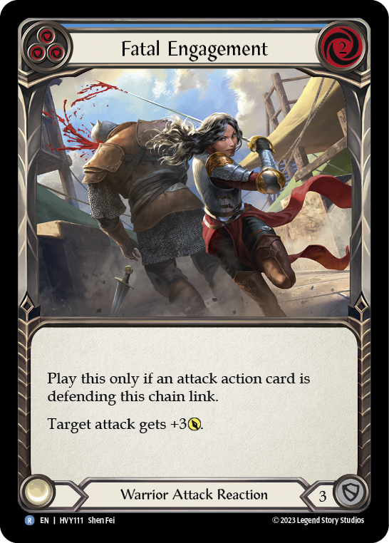 Fatal Engagement (Blue) | Rare [Rainbow Foil]