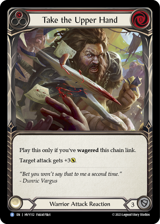 Take the Upper Hand (Red) | Rare [Rainbow Foil]