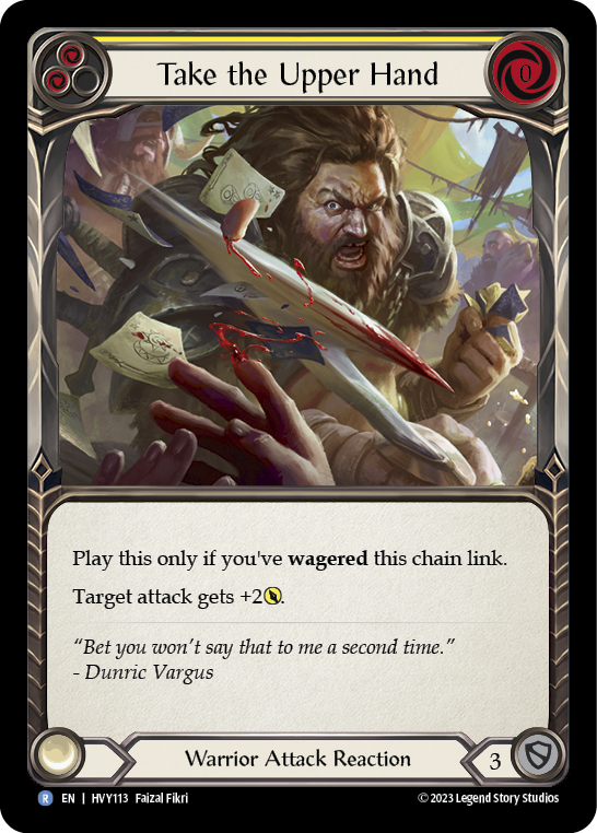 Take the Upper Hand (Yellow) | Rare [Rainbow Foil]