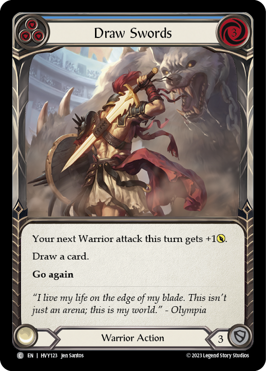 Draw Swords (Blue) | Common