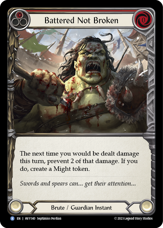 Battered Not Broken | Rare [Rainbow Foil]
