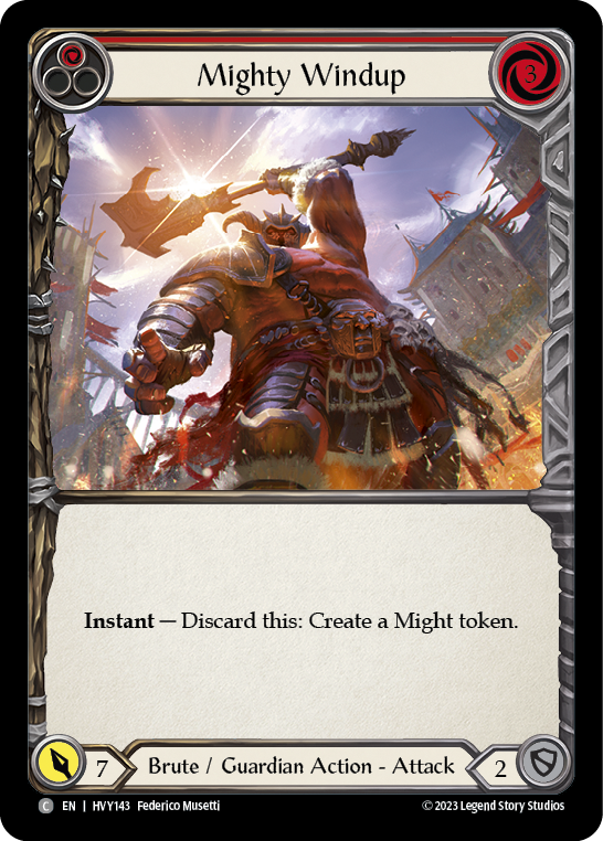 Mighty Windup (Red) | Common [Rainbow Foil]