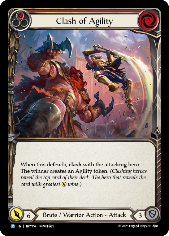 Clash of Agility (Red) | Rare [Rainbow Foil]