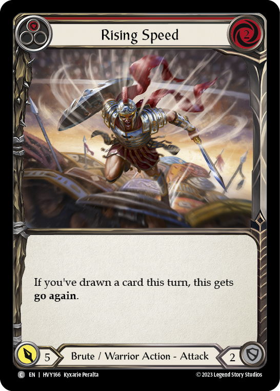 Rising Speed (Red) | Common [Rainbow Foil]