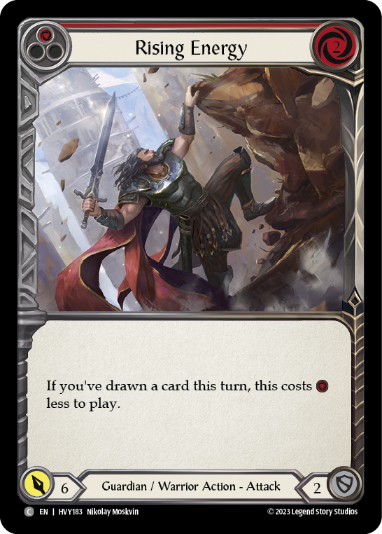Rising Energy (Red) | Common [Rainbow Foil]