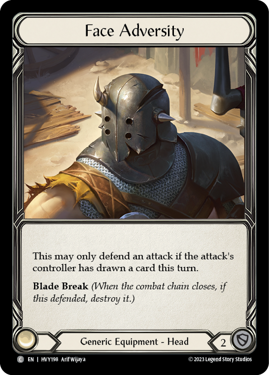 Face Adversity | Common