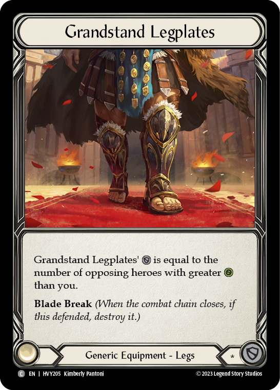 Grandstand Legplates | Common