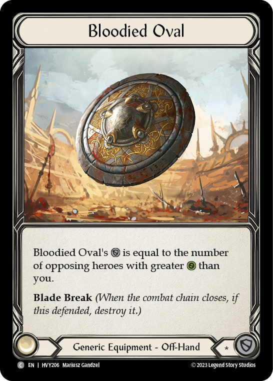 Bloodied Oval | Common [Cold Foil]
