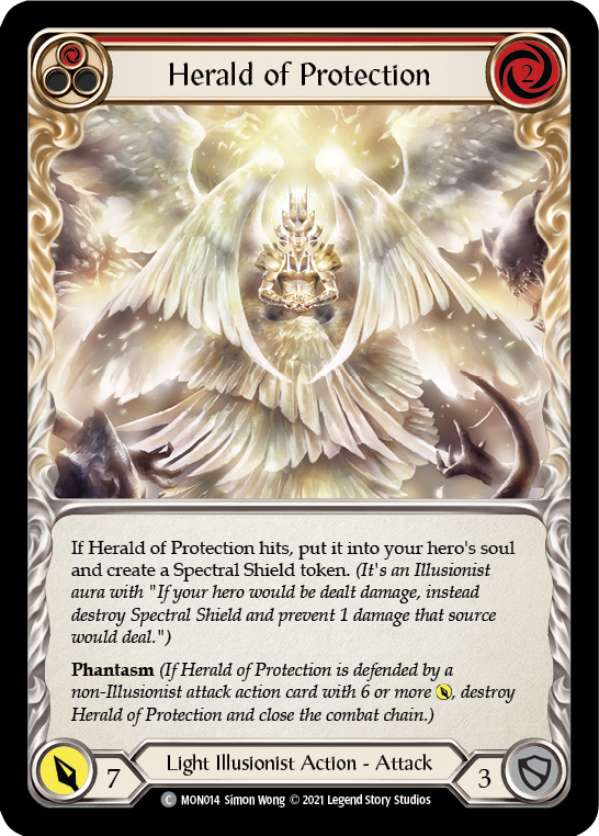 Herald of Protection (Red) | Common - First Edition