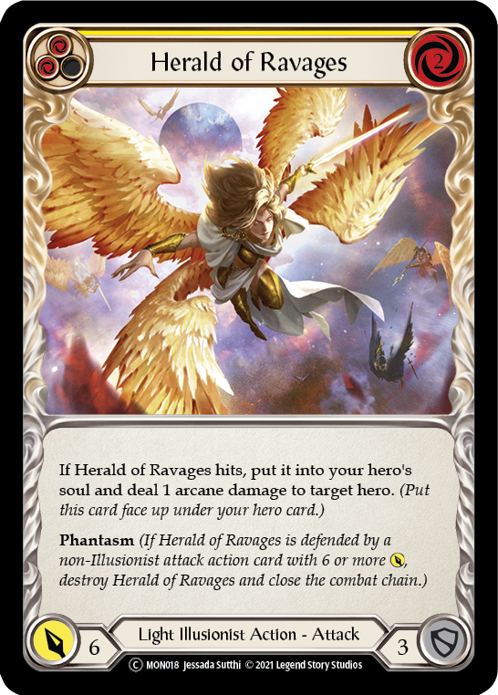 Herald of Ravages (Yellow) | Common - Unlimited