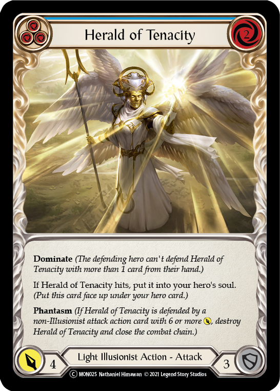 Herald of Tenacity (Blue) | Common - Unlimited