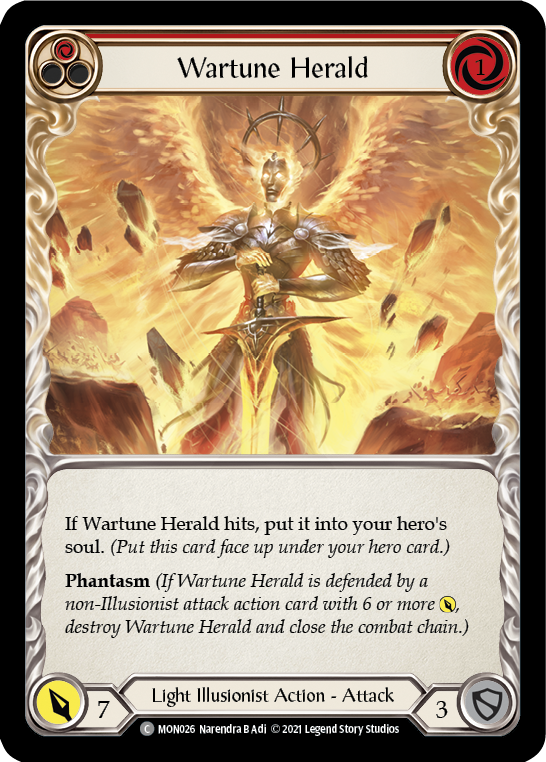 Wartune Herald (Red) | Common - First Edition