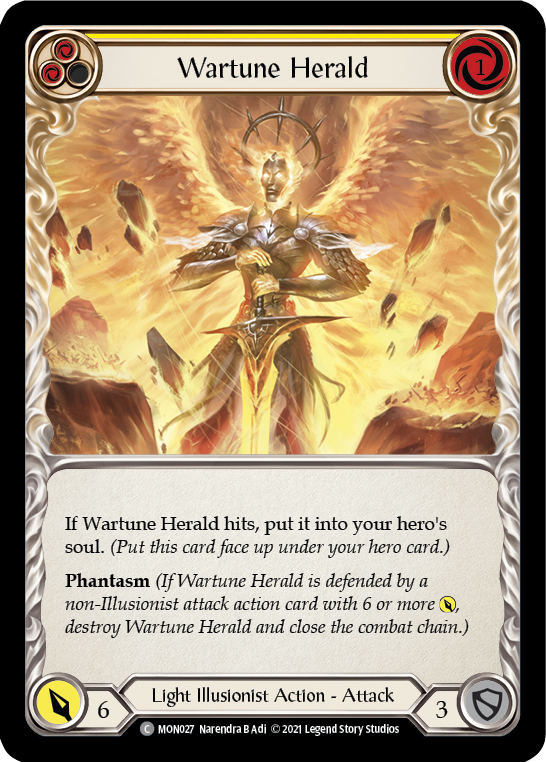 Wartune Herald (Yellow) | Common - First Edition