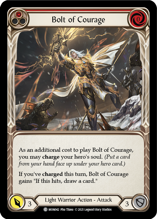 Bolt of Courage (Red) | Common - First Edition