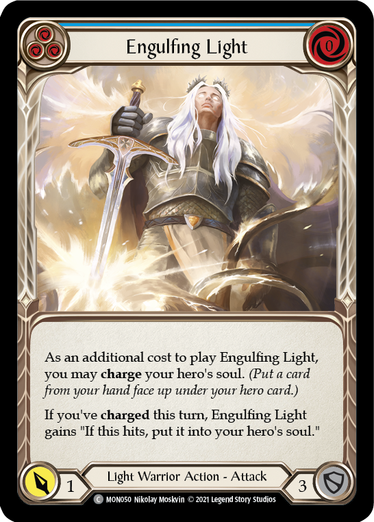 Engulfing Light (Blue) | Common - First Edition