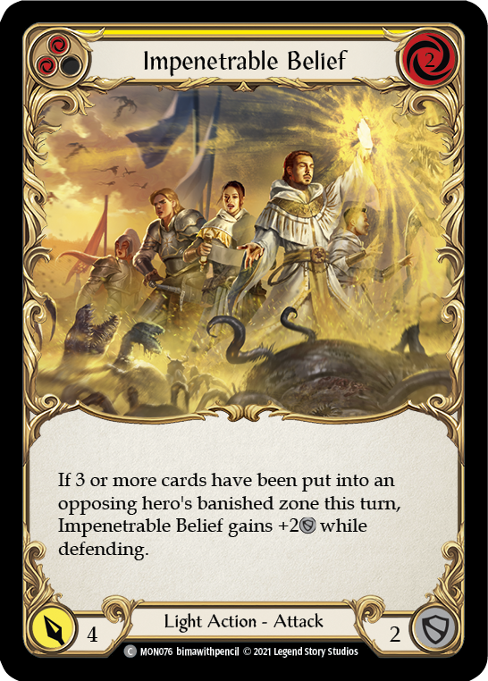 Impenetrable Belief (Yellow) | Common - First Edition