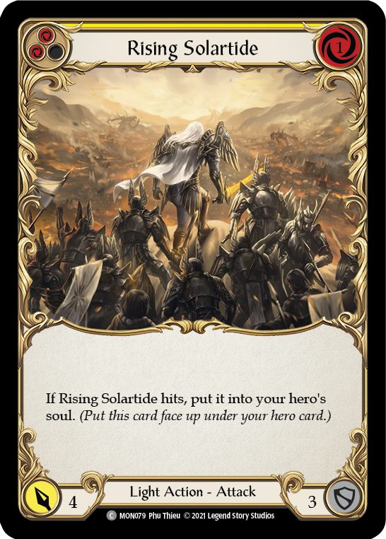 Rising Solartide (Yellow) | Common - First Edition
