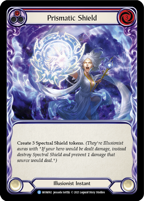 Prismatic Shield (Red) | Rare - First Edition