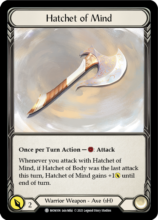 Hatchet of Mind | Token - First Edition