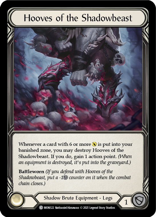 Hooves of the Shadowbeast | Common - First Edition