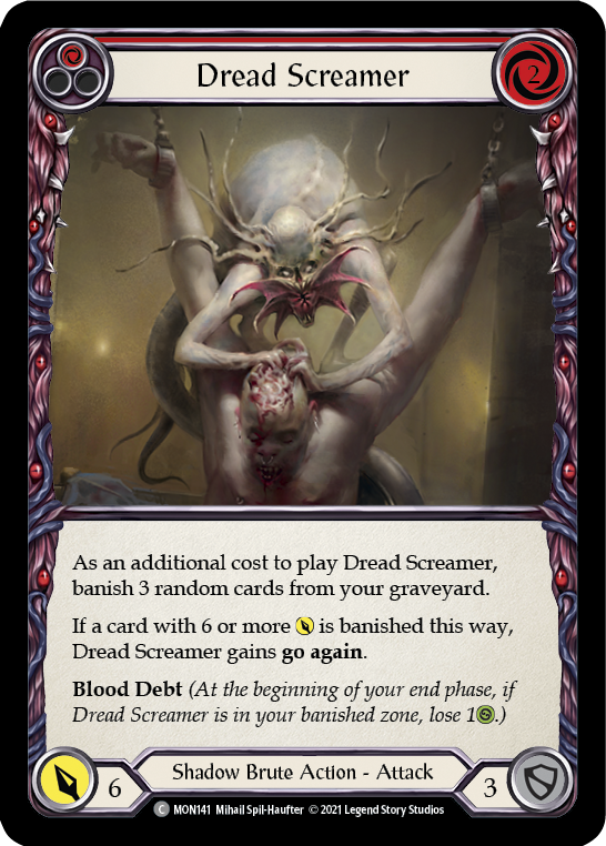 Dread Screamer (Red) | Common - First Edition