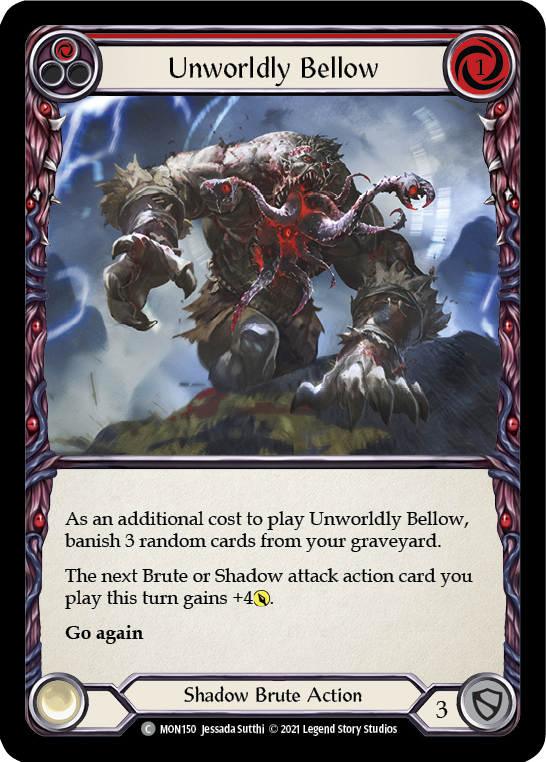 Unworldy Bellow (Red) | Common - First Edition