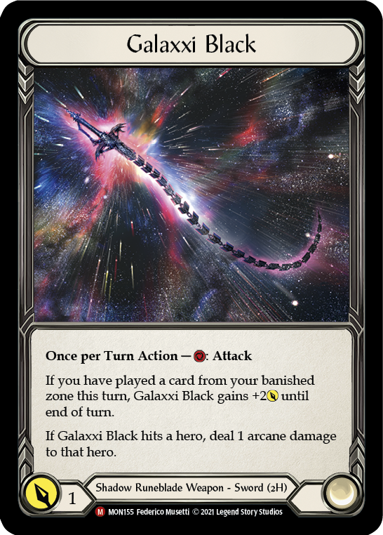 Galaxxi Black | Majestic [Cold Foil] - First Edition