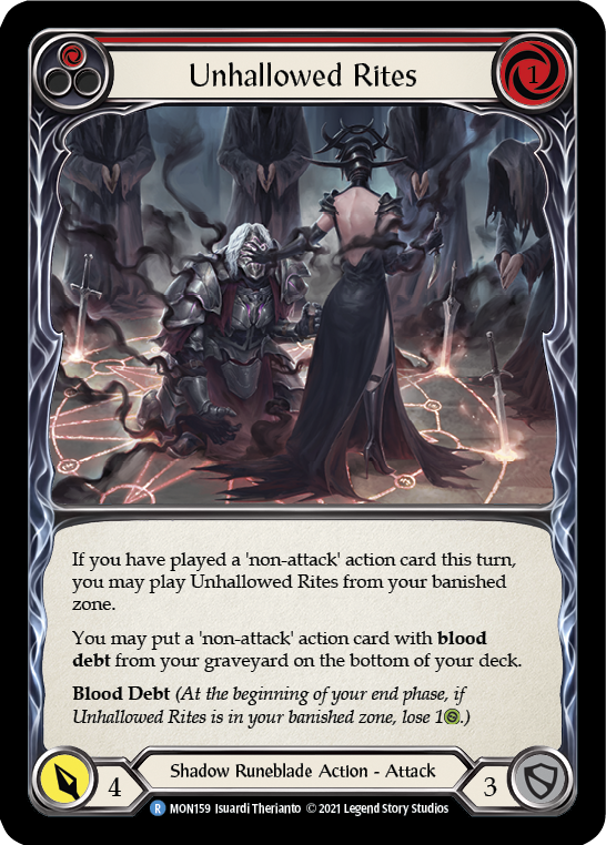 Unhallowed Rites (Red) | Rare - First Edition