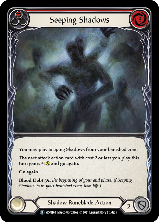 Seeping Shadows (Red) | Rare - Unlimited