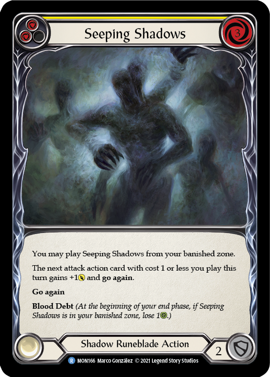Seeping Shadows (Yellow) | Rare - First Edition