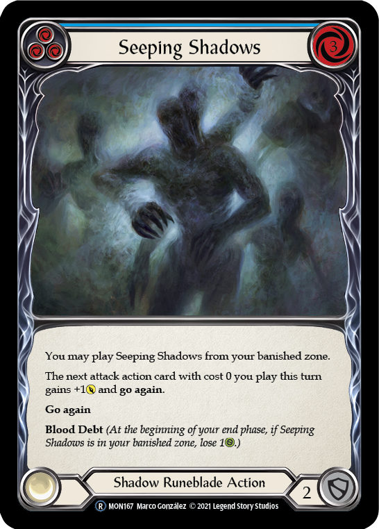 Seeping Shadows (Blue) | Rare - Unlimited