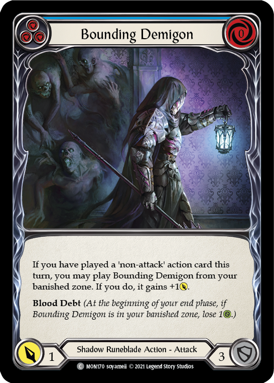 Bounding Demigon (Blue) | Common - First Edition