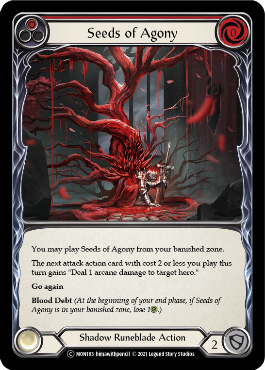 Seeds of Agony (Red) | Common [Rainbow Foil] - Unlimited