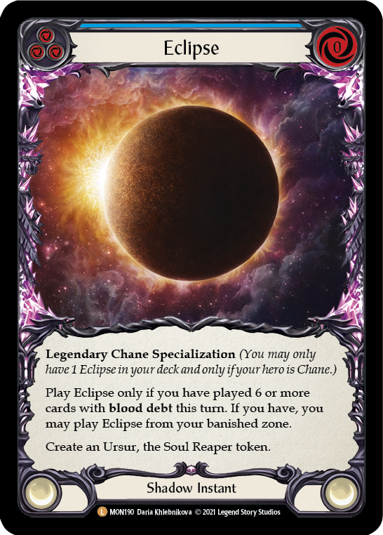 Eclipse | Legendary [Cold Foil] - First Edition