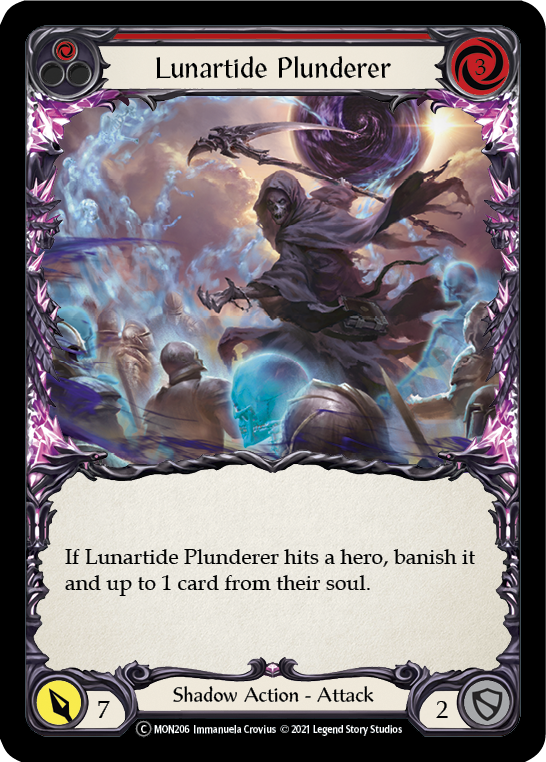 Lunartide Plunderer (Red) | Common [Rainbow Foil] - Unlimited
