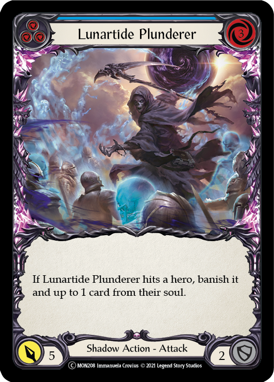 Lunartide Plunderer (Blue) | Common [Rainbow Foil] - Unlimited