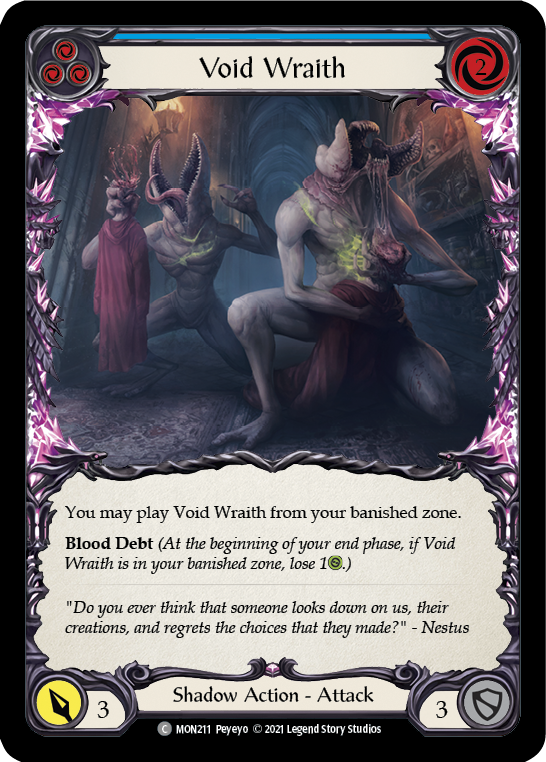 Void Wraith (Blue) | Common - First Edition