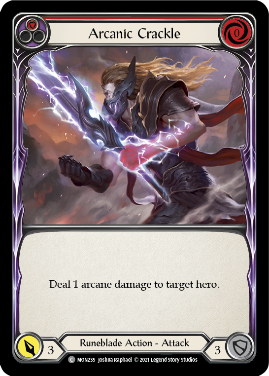 Arcanic Crackle (Red) | Common - First Edition