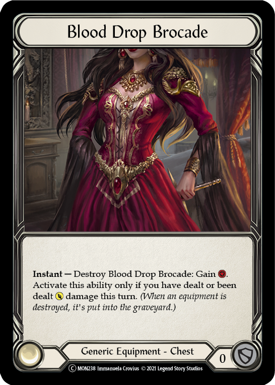 Blood Drop Brocade | Common [Rainbow Foil] - Unlimited