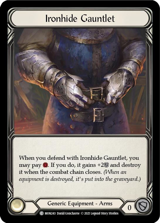 Ironhide Gauntlet | Common [Cold Foil] - First Edition