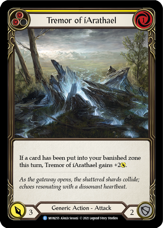 Tremor of iArathael (Yellow) | Rare - First Edition