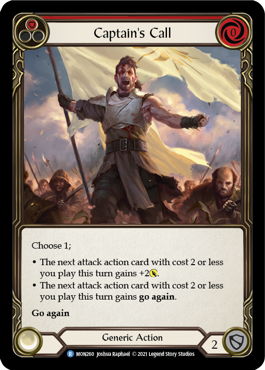 Captain's Call (Red) | Rare - First Edition