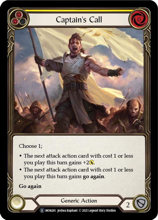 Captain's Call (Yellow) | Rare [Rainbow Foil] - Unlimited
