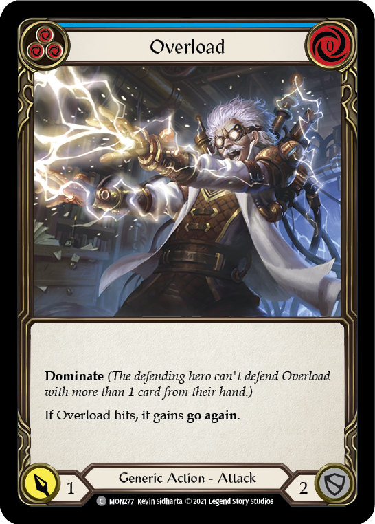 Overload (Blue) | Common - First Edition